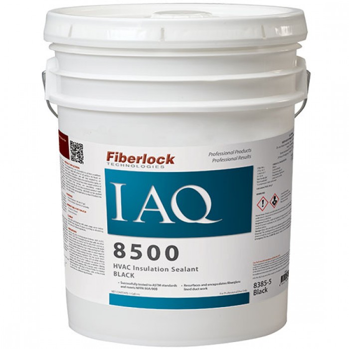 Fiberlock IAQ 8500  HVAC Insulation Sealer Noir