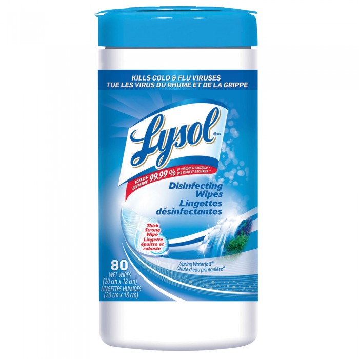 Lysol Lingette désinfectante  80un
