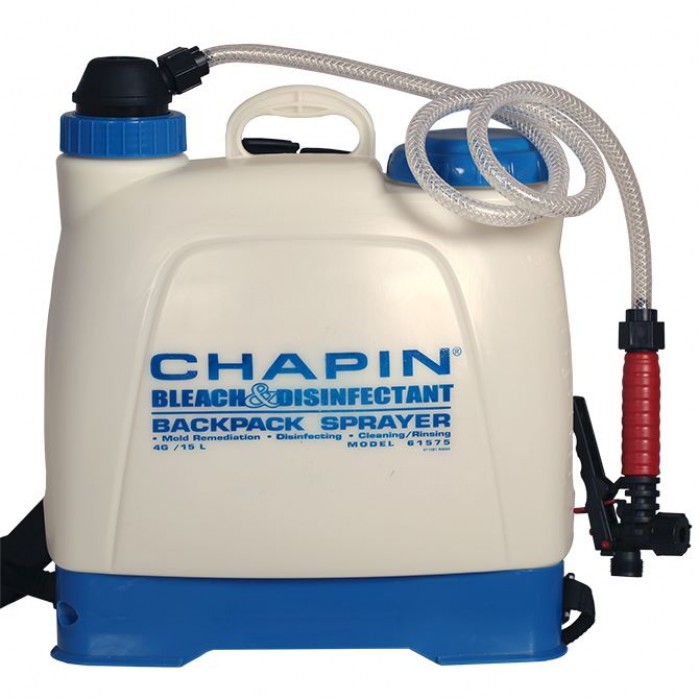 Chapin Euro Disinfectant & Bleach Backpack Sprayer 4 Gal. 