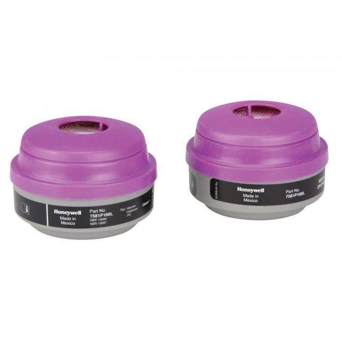 North Honeywell 7581P100L N Series Combination Gas/Vapour/P100 Filter Respirator Cartridges