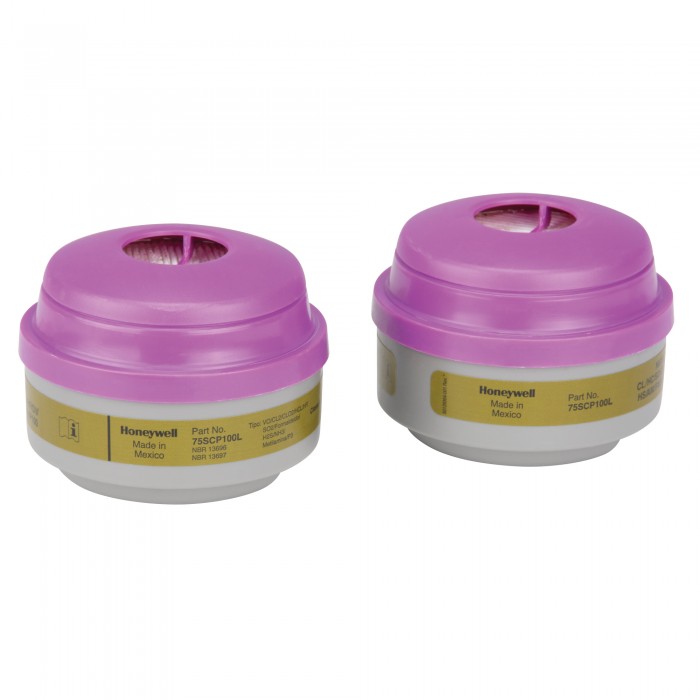 North Honeywell 75SCP100L N Series Combination Gas/Vapour/P100 Filter Respirator Cartridges