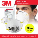 3M 8210 N95 respirateurs contre les particules