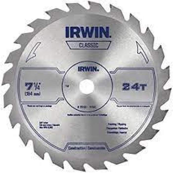 Saw blade 7''1/4 from Irwin 24T   