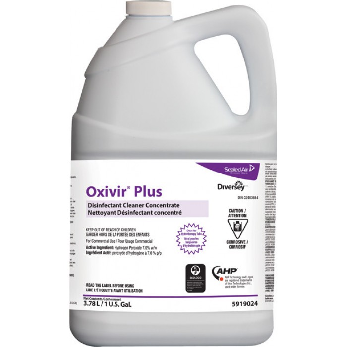 Oxivir Plus, Désinfectant - Nettoyant concentré 