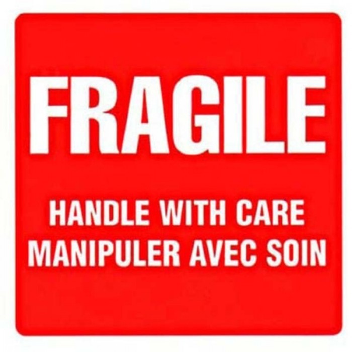 Rouleau d'étiquette Fragile Manipuler avec soin 
